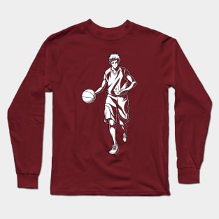 Seijuro Akashi in Action Custom Color Long Sleeve T-Shirt